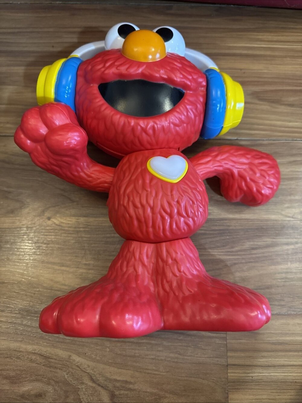 Playskool Sesame Street Lets Dance Elmo 12” Tall Sings  Dance Headphone Music AG